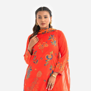 Crepe Staright Salwar Kameez