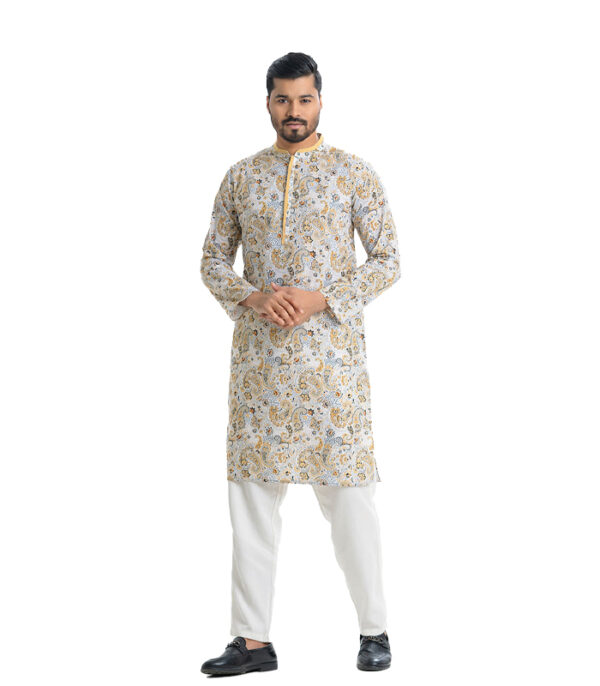 Slim-Fitted Panjabi - Image 3