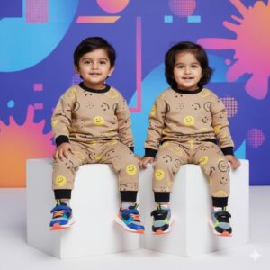 Kid's Style Full Sleeve SweatShirt Set