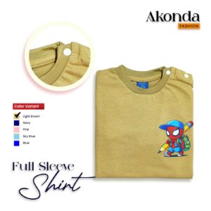 Full-Sleeve-Shirt+Joggers-(Light Brown)