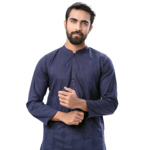 Fitted-Panjabi-Navy
