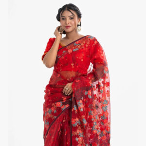 Design Saree-Red