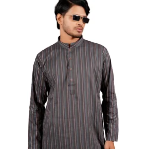Cotton-Stripe-Panjabi-Akonda-Fashion