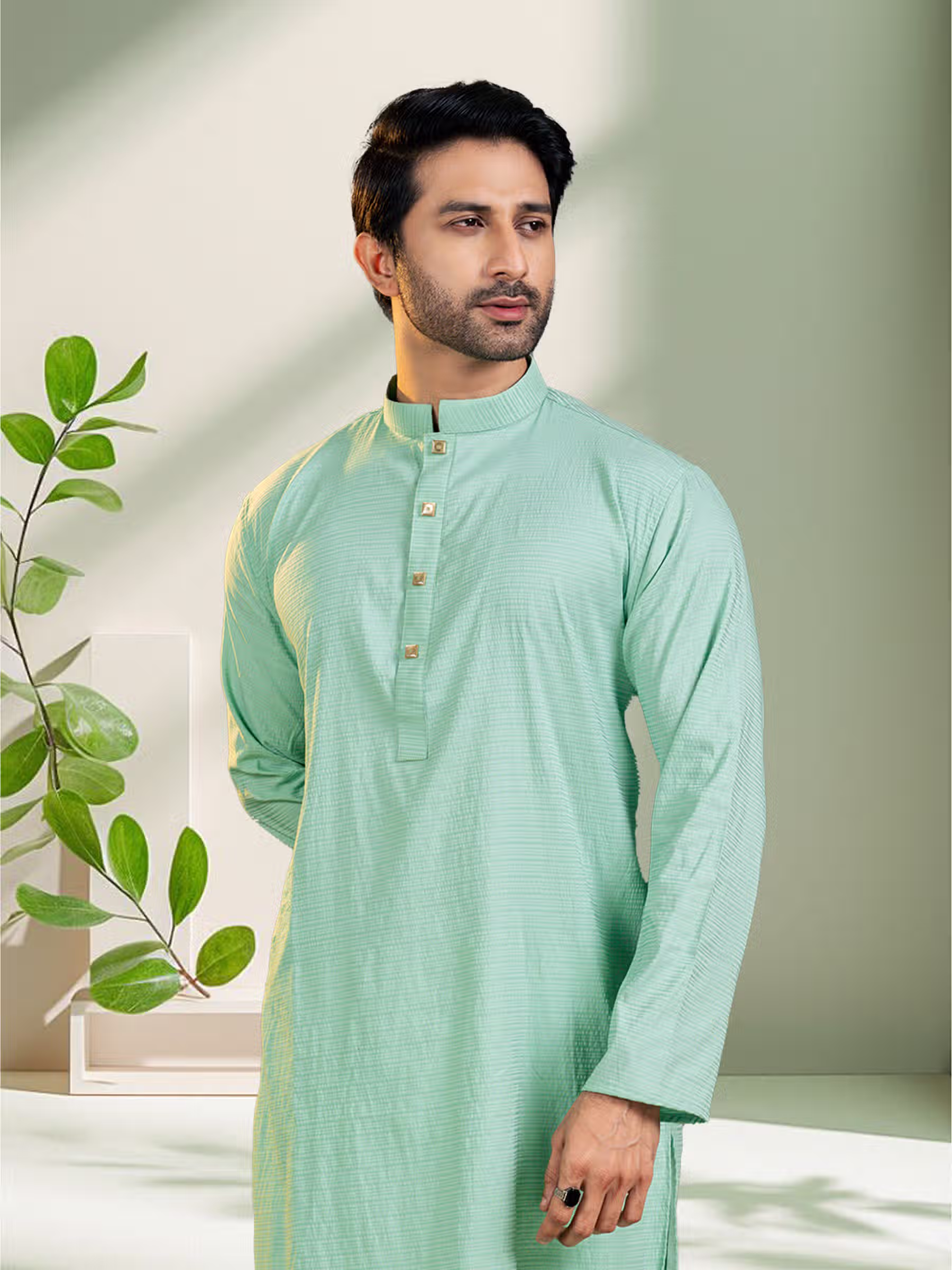 Cotton Line Panjabi for Men