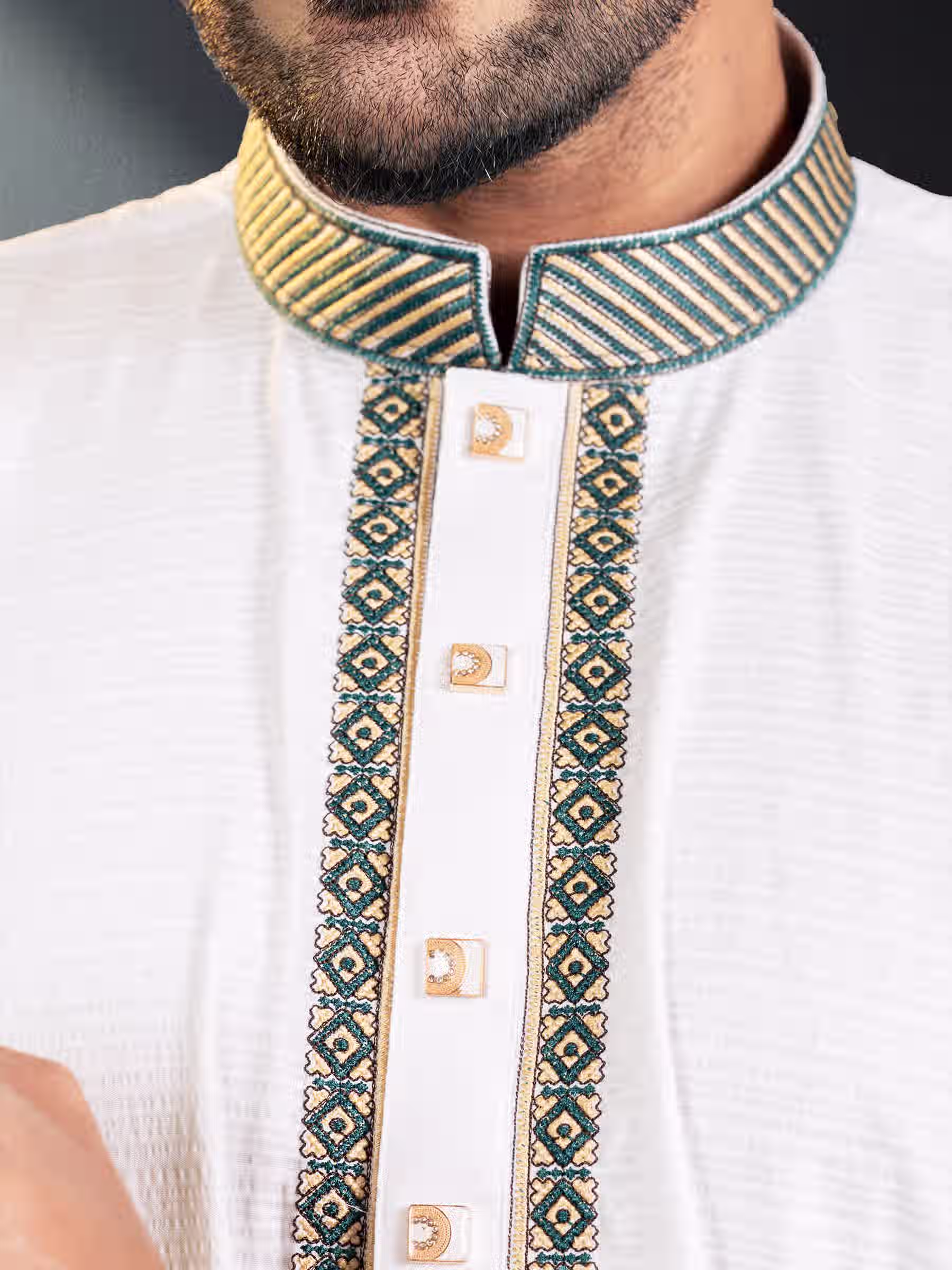 Cotton Line Panjabi for Men - Image 2