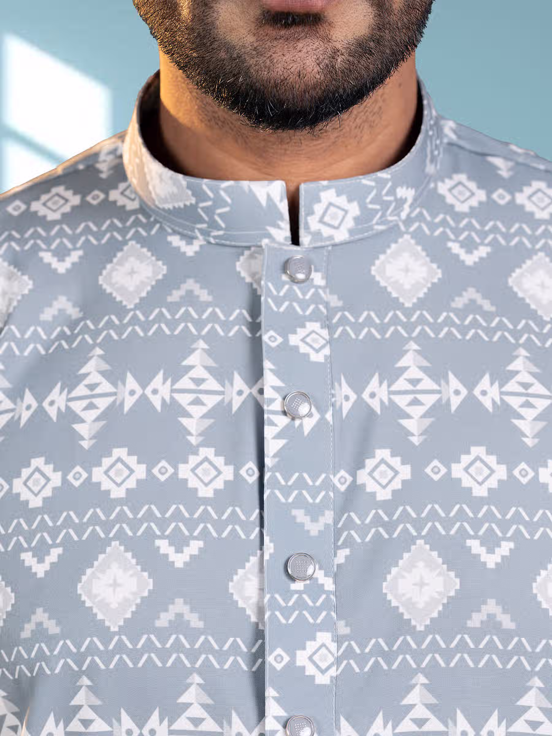 Digital Print Panjabi for Men - Image 2