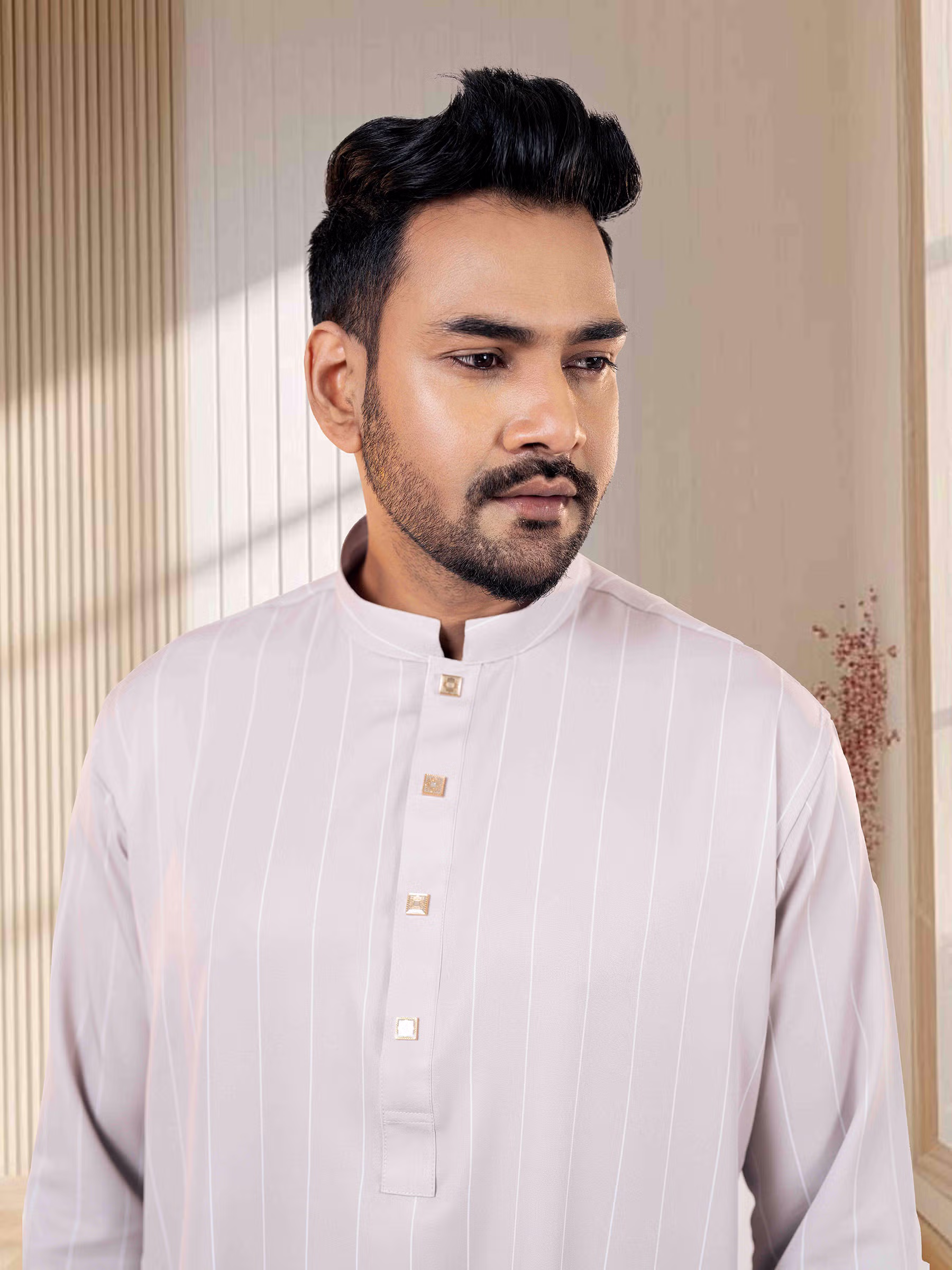 Stripe Panjabi for Men