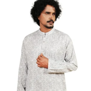Dobbi-Print-Panjabi-Akonda-Fashion-Ash