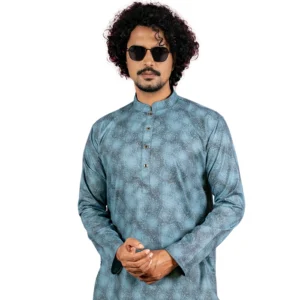 Floral-Design-Panjabi-Akonda-Fashion