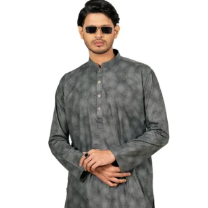 Floral-Design-Panjabi-Akonda-Fashion