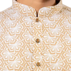 Design-Panjabi-Akonda-Fashion-Dhobi-Print-Olive