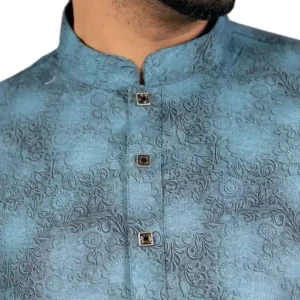 Floral-Design-Panjabi-Akonda-Fashion