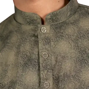 Floral-Design-Panjabi-Akonda-Fashion